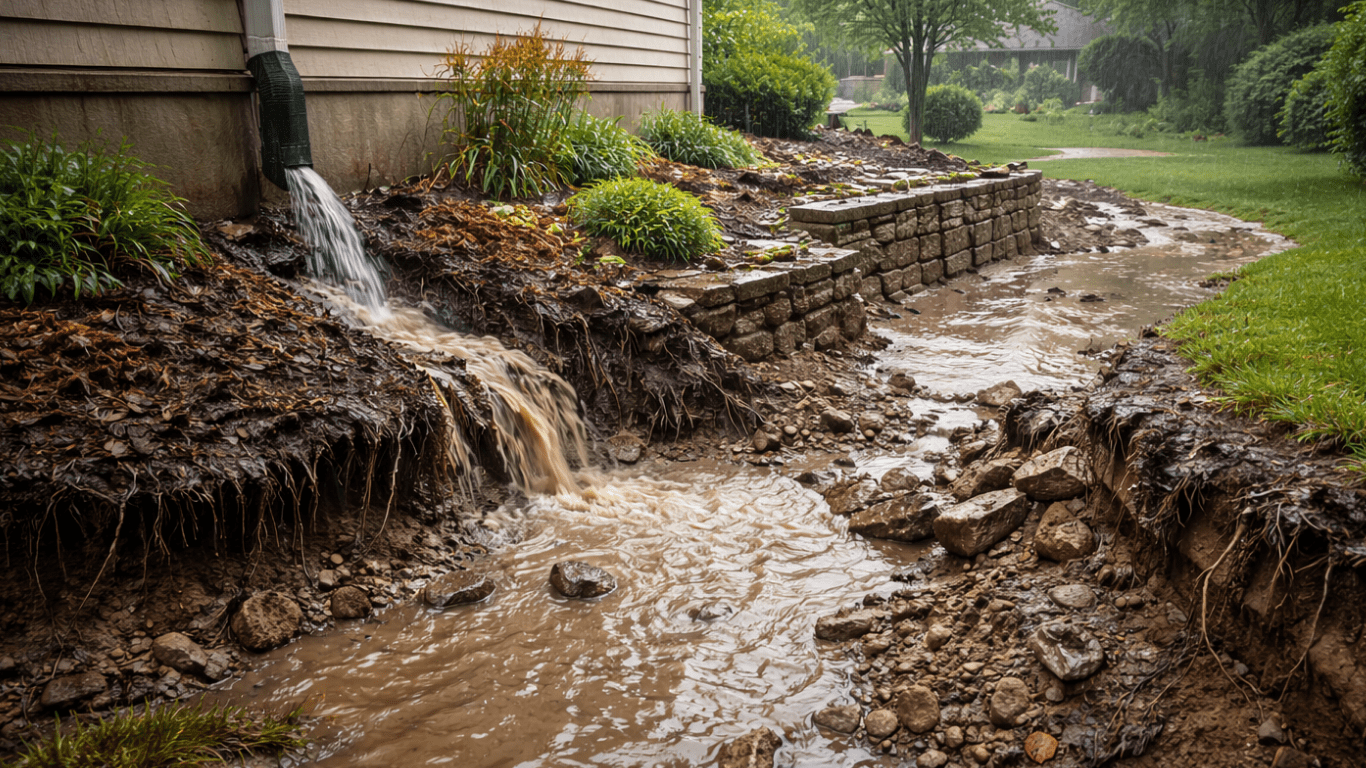 Why Grading & Drainage Matter in Kansas